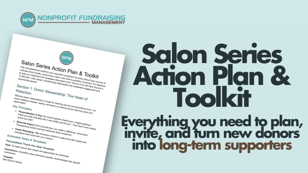 Everything you need to plan, invite, and turn new donors into long term supporters.