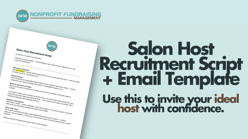 Use this to invite your ideal host with confidence.
