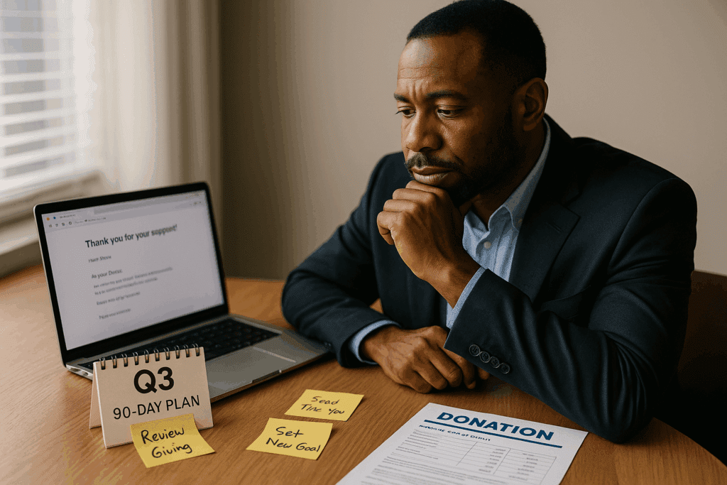 Your 4-Step Fundraising Check-In (What to Do Every Quarter)