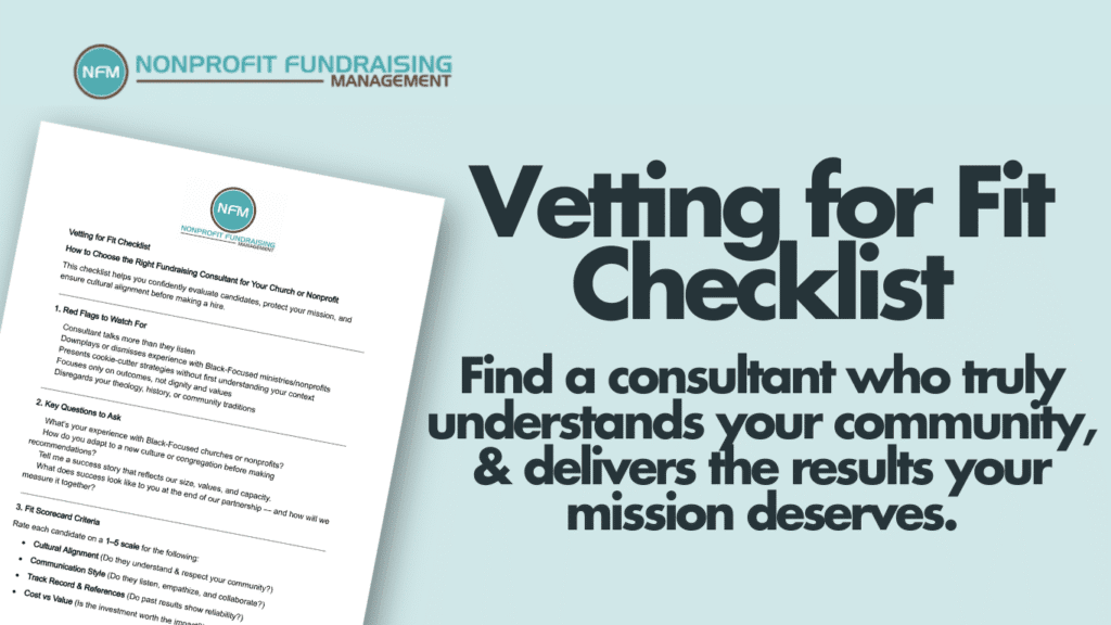 Find a consultant who truly understands your community, and delivers the results your mission deserves.