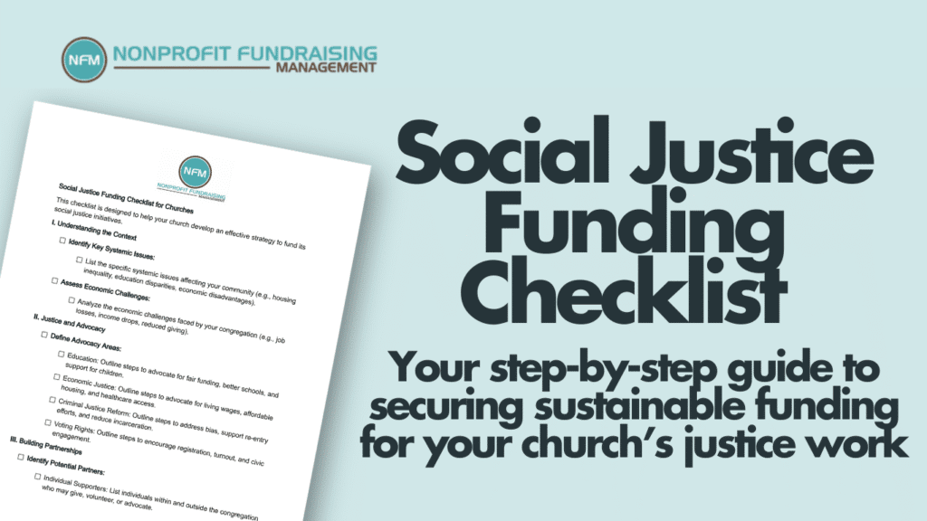 Your step by step guide to securing sustainable funding for your church’s justice work.