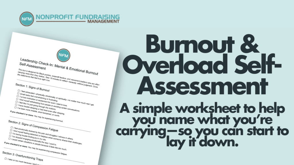 A simple worksheet to help you manage what you're carrying so you can start to lay it down.