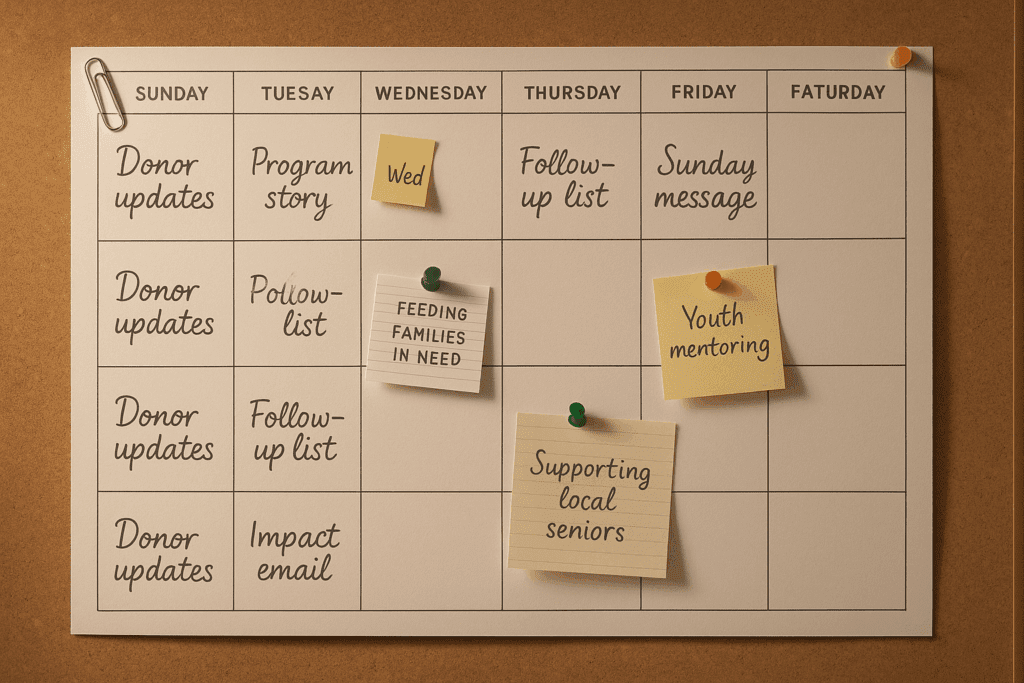 A Simple Monthly Checklist That Keeps Your Fundraising on Track